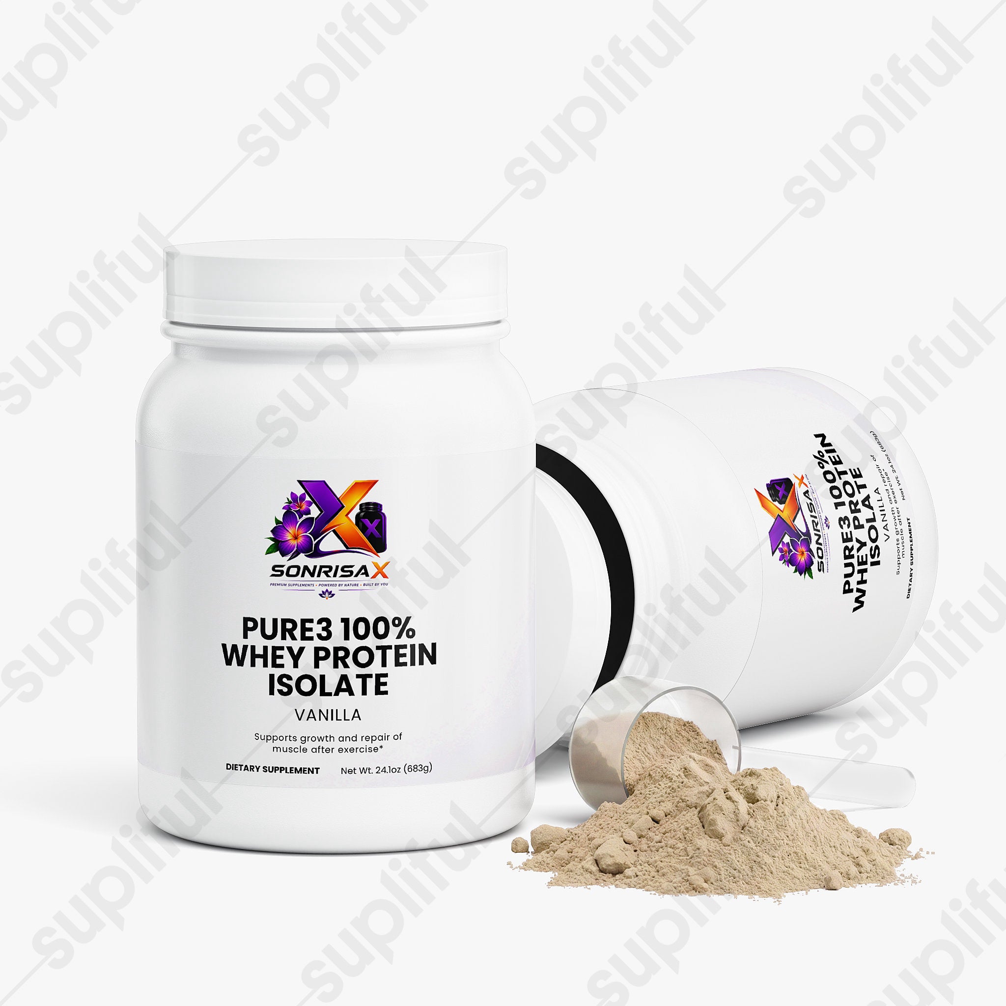 Pure3 100% Whey Protein Isolate (Vanilla)