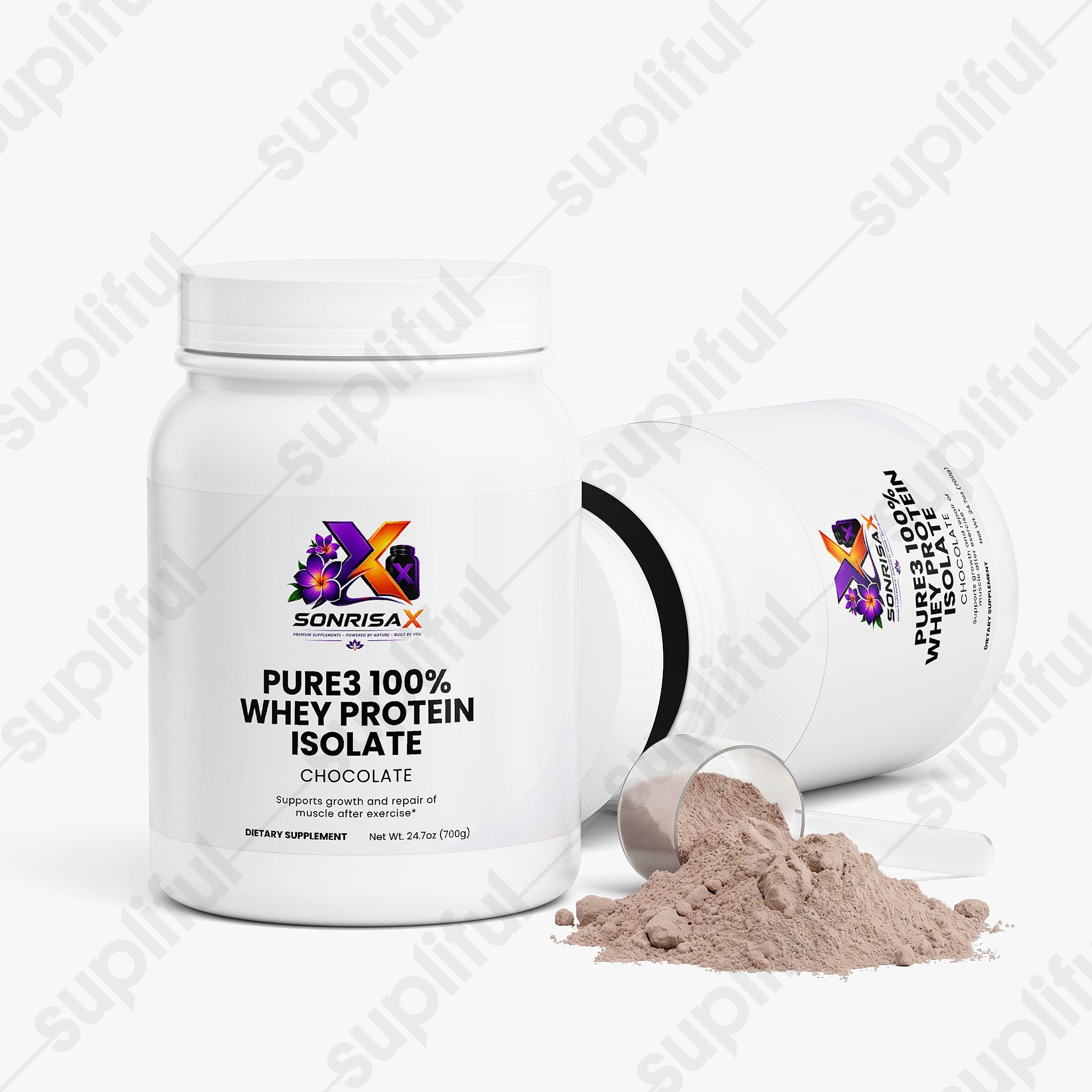Pure3 100% Whey Protein Isolate (Chocolate)