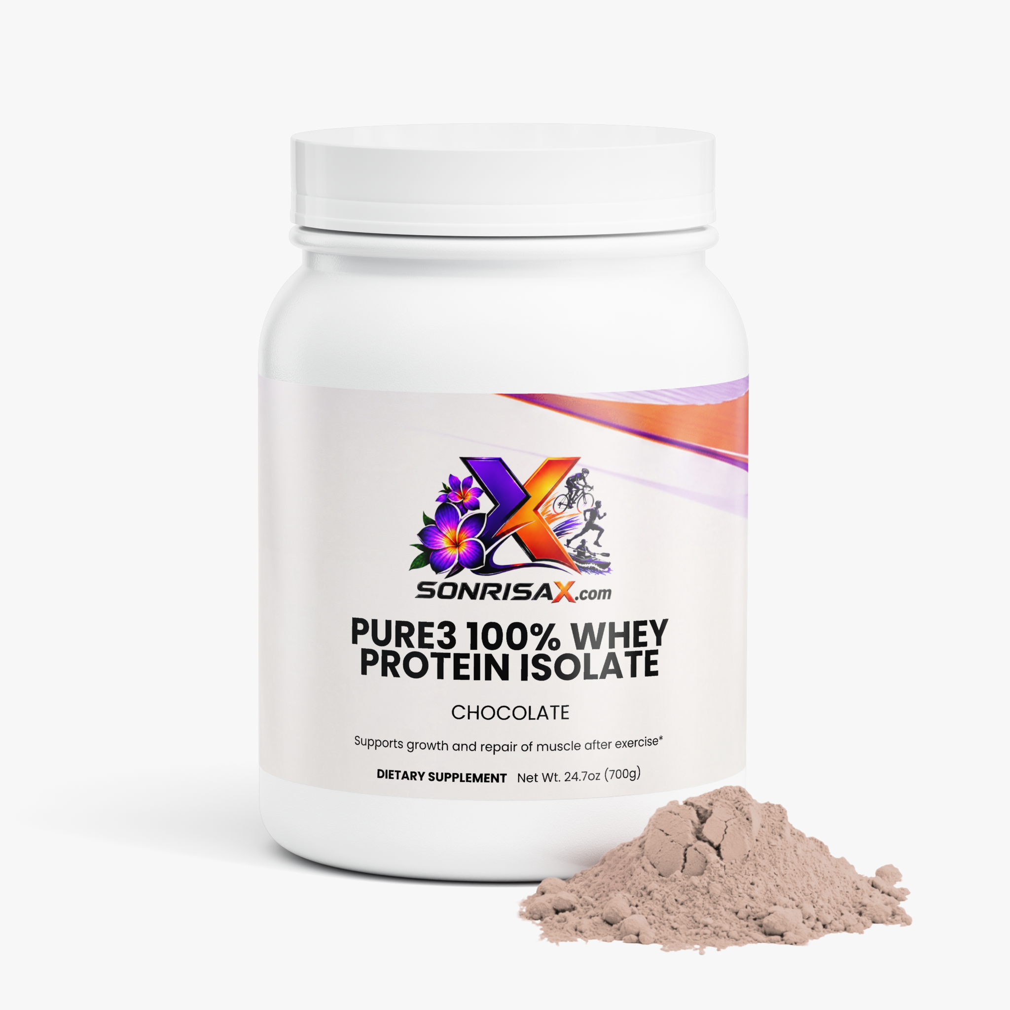 Pure3 100% Whey Protein Isolate (Chocolate)