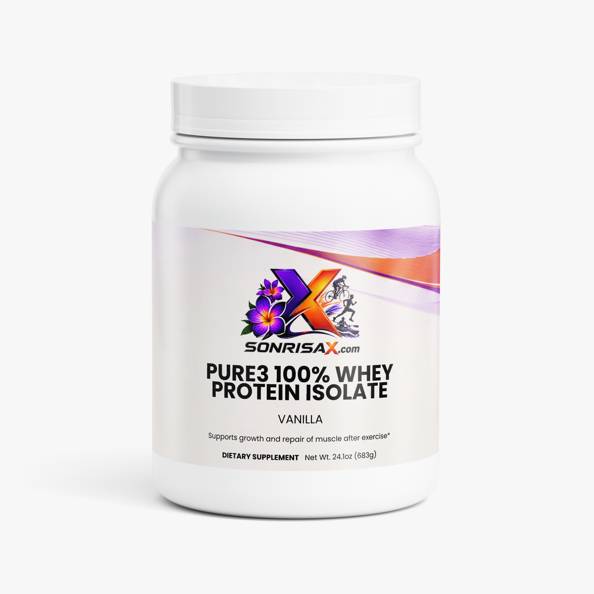 Pure3 100% Whey Protein Isolate (Vanilla)